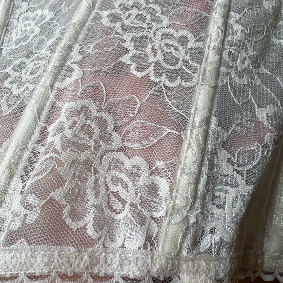 Lady Marlene Bustier Corset Style 01313 White 34C Vintage Beautiful Feminine - Picture 7 of 16